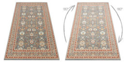 RugsX Wool Carpet Soho 477.26.la500 Osta Ornament, Frame Natural Blue Terracotta 200X300 Cm - thumbnail 3