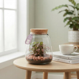 Small Mercury Terrarium With Led Light - 12Cm - thumbnail 5