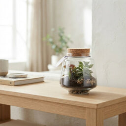 Small Mercury Terrarium With Led Light - 12Cm - thumbnail 6