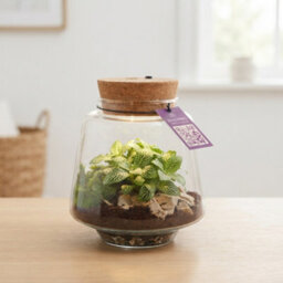 Small Mercury Terrarium With Led Light - 12Cm - thumbnail 3
