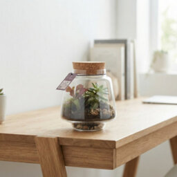 Small Mercury Terrarium With Led Light - 12Cm - thumbnail 8