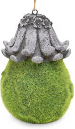 Globrite Flocked Acorn Bird Feeder - Outdoor Hanging Feeding Station For Wild Birds - Mounted Metal Feeder For Nuts & Seeds Décor - thumbnail 6