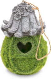 Globrite Flocked Acorn Bird Feeder - Outdoor Hanging Feeding Station For Wild Birds - Mounted Metal Feeder For Nuts & Seeds Décor - thumbnail 2