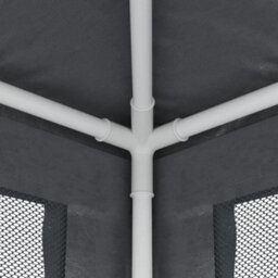 Berkfield Party Tent With 4 Mesh Sidewalls Anthracite 2X2 M Hdpe - thumbnail 6