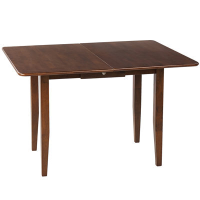 Beliani Extending Dining Table Masela Dark Brown 90/120 Cm 60 Cm Wood - image 1