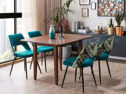 Beliani Extending Dining Table Masela Dark Brown 90/120 Cm 60 Cm Wood - thumbnail 2