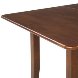 Beliani Extending Dining Table Masela Dark Brown 90/120 Cm 60 Cm Wood - thumbnail 8