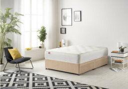 Somnior Beds Somnior Plush Beige Memory Foam Divan Bed With Mattress And 2 Drawers - King - thumbnail 2