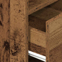 Walplus Bedside Cabinet With Drawer Old Wood 25X31X66 Cm - thumbnail 8