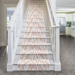 Aperol Spritz Stair Runner - Reversible, Durable & Hardwearing Carpet For Stairs & Staircases, Multiple Lengths - thumbnail 5