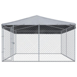 Walplus Outdoor Dog Kennel With Roof 382X382X225 Cm - thumbnail 2