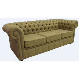 Chesterfield Handmade Arnold 3 Seater Glamis Goldcrest Wool Sofa In Classic Style - thumbnail 2