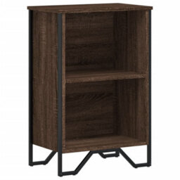 Berkfield Modern Bookcase Brown Oak 50X31X74.5 Cm Engineered Wood