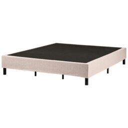 Beliani Divan Bed Without Headboard Fabric Countess 180 X 200 Cm (Eu Super King) Beige - thumbnail 8