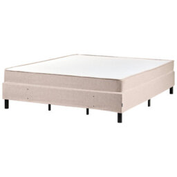 Beliani Divan Bed Without Headboard Fabric Countess 180 X 200 Cm (Eu Super King) Beige - thumbnail 5