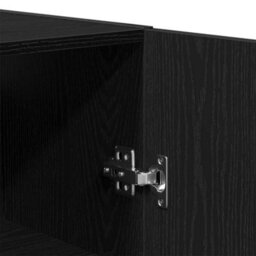 Walplus Wall Cabinet Black Oak 60 X 31 X 60 Cm Engineered Wood - thumbnail 7