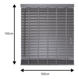 Colours Lone Grey Woodgrain Effect Pvc Venetian Blind (W)160Cm (L)180Cm - thumbnail 7