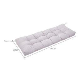 Living And Home Garden Bench Swing Chair Seat Pad Cushion Rectangular Seat Pad For Indoor Ourdoor,grey - thumbnail 8