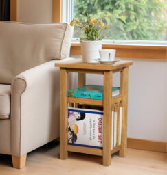 Hallowood Furniture Waverly Oak Magazine Table