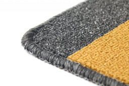 Emma Barclay Jersey Two Piece Non-Slip Bath Set Bath Mat & Pedestal Mat Ochre - thumbnail 3
