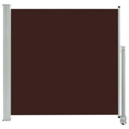 Berkfield Patio Retractable Side Awning 160X300 Cm Brown - thumbnail 2