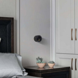 Ultra Beam Lighting Ultrabeam Black Adjustable Wall Mounted Bedside Reading Light 3 Watt 3000K Warm White Led