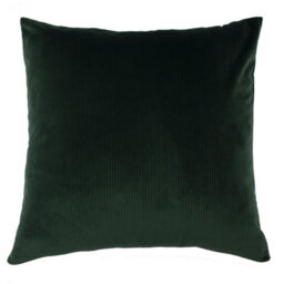 Furn. Aurora Ribbed Velvet Feather Filled Cushion - thumbnail 1