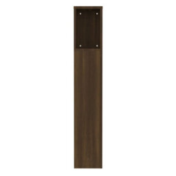 Berkfield Headboard Cabinet Brown Oak 100X18.5X104.5 Cm - thumbnail 5