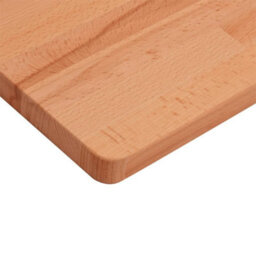 Berkfield Table Top 100X60X2.5 Cm Rectangular Solid Wood Beech - thumbnail 6