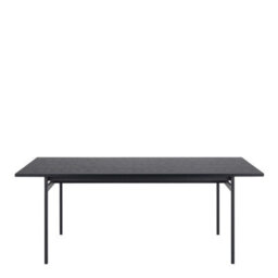 Wyld Haus Norwich 200Cm Dining Table With 4 Sand Fabric Swivel Chairs - thumbnail 3