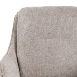 Wyld Haus Norwich 200Cm Dining Table With 4 Sand Fabric Swivel Chairs - thumbnail 7
