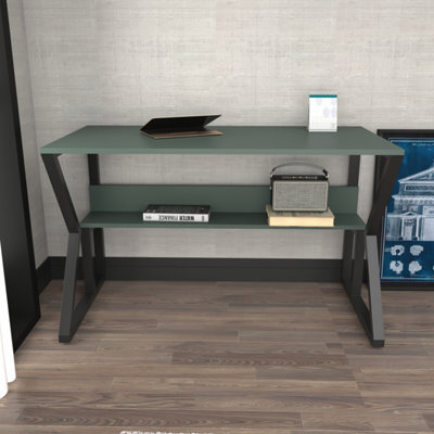 Decorotika Wake Study And Writing Desk Green And Black - image 1