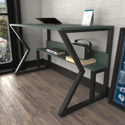 Decorotika Wake Study And Writing Desk Green And Black - thumbnail 3