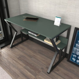 Decorotika Wake Study And Writing Desk Green And Black - thumbnail 2
