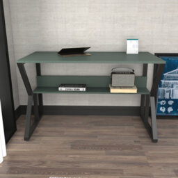 Decorotika Wake Study And Writing Desk Green And Black - thumbnail 1