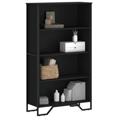 Berkfield Bookcase Black 80X31X137.5 Cm Engineered Wood - image 1