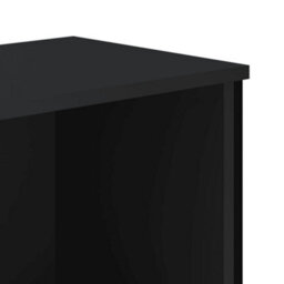 Berkfield Bookcase Black 80X31X137.5 Cm Engineered Wood - thumbnail 7