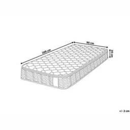 Beliani Pocket Spring Mattress Splendour H3/4 Firm 90 X 200 Cm (Eu Single) - thumbnail 3