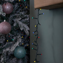 Samuel Alexander 9M 360 Led Battery Operated Christmas Berrybrights String Lights In Multi-Coloured - thumbnail 6