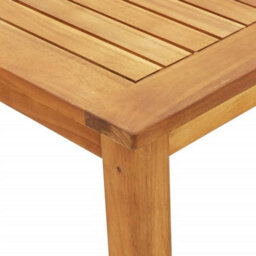 Berkfield 5 Piece Garden Dining Set Solid Wood Acacia - thumbnail 7