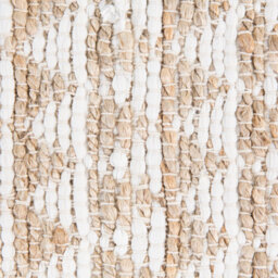 Beliani Beige Jute Cotton Rug 80 X 150 Cm - Hand-Woven Geometric, Low Pile Medium Rug - thumbnail 5