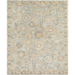 Livabliss Arnold-Hand Tufted Grey Beige Pink Wool Traditional Boho Living Dining Bedroom Rug 183 X 274 Cm Easy Care, Non Shedding - thumbnail 2