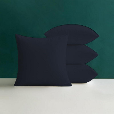 Crescent Waterproof 45X45Cm Navy Garden Cushion, Shredded Foam Filled Outdoor Garden Throw Pillow Pack Of 4 - image 1