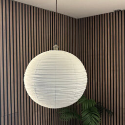 CGC Interiors Cgc Sybil Linen Large Round Globe Easy Fit Hand Made Lampshade - thumbnail 5