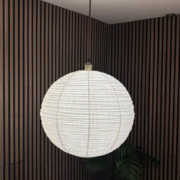 CGC Interiors Cgc Sybil Linen Large Round Globe Easy Fit Hand Made Lampshade - thumbnail 6