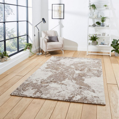Think Rug Florence 50033 Beige Silver Rug-120Cm X 170Cm - image 1