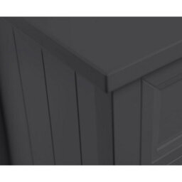 Oakham Premium Solace 6 Drawer Wide Chest - Anthracite - thumbnail 3