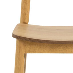 Wyld Haus Set Of 2 Quietwood Oak Dining Chairs In Matt Oak Look, Scandinavian Style - thumbnail 6