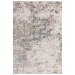 The Rug Edit Opal Abstract Blue Living Room Rug - 120X160Cm - thumbnail 2