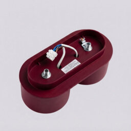 Sollux Lighting Modo Aluminum Burgundy 2 Lights Minimalist Ceiling Lamps - thumbnail 7